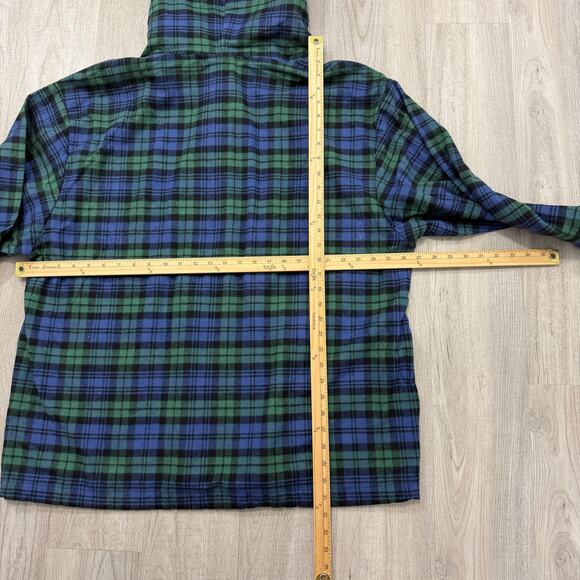 The Vermont Flannel Company Hooded Flannel Pullover Men's 2XL Tartan Plaid NEW - Picture 9 of 10